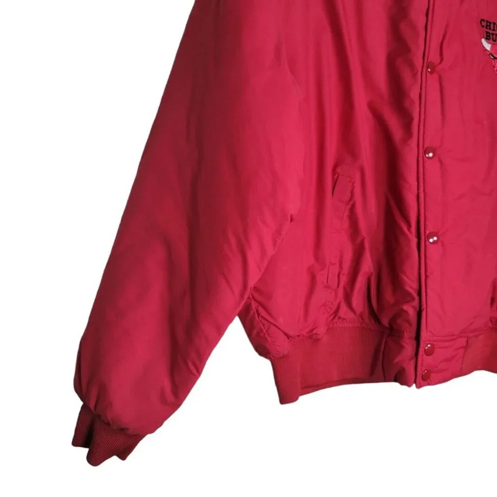 Chicago‎ Bulls Swingster Red Jacket Coat Varsity Mens Medium
